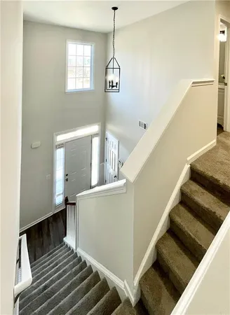 a view of entryway and hall