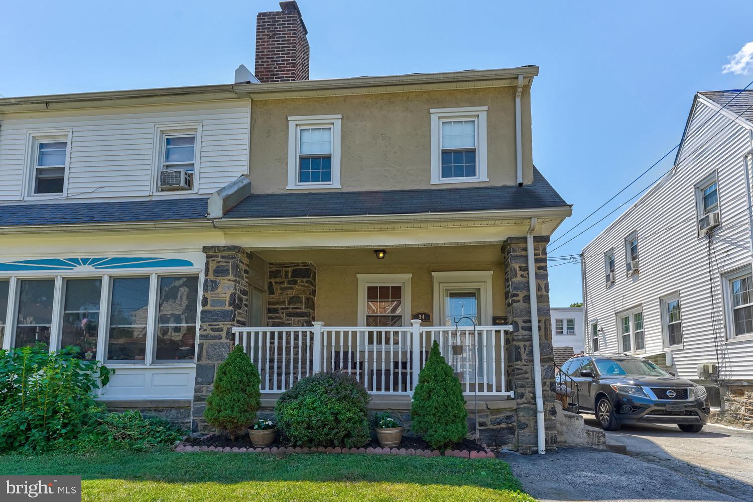 94 Marshall Road Lansdowne, PA 19050 - Photo 2 of 27 Exterior Front - covered front porch