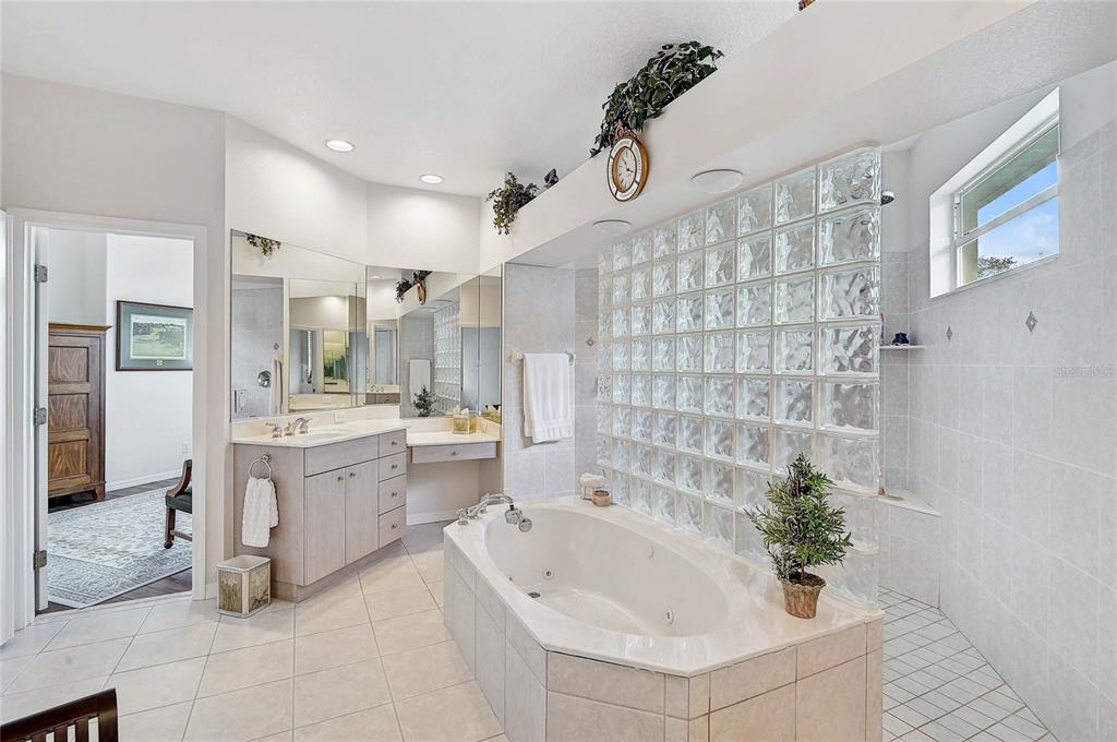 2111 Muskogee Trail Nokomis, FL 34275 - Photo 16 of 58 a bathroom with a bathtub sink and mirror