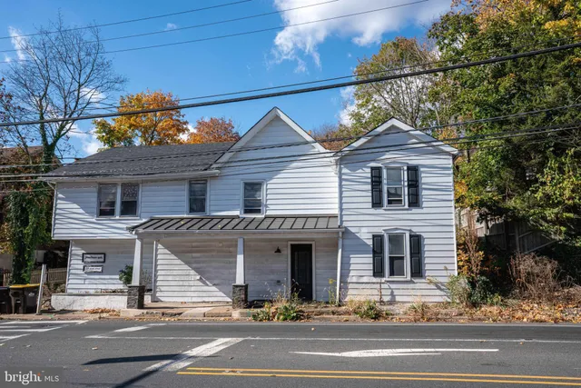 a view of a house with a balcony