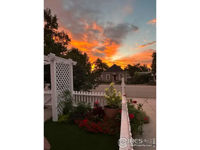 a outdoor space with lots of trees