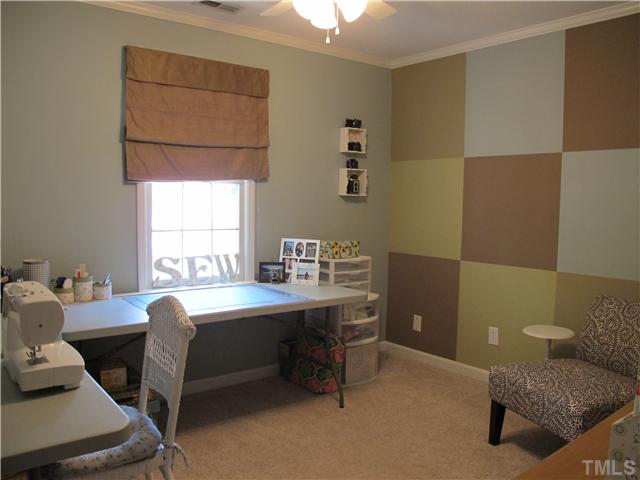 7536 Milestone Court Raleigh, NC 27615 - Photo 16 of 23 Fifth Bedroom - Currently used as a craft room.