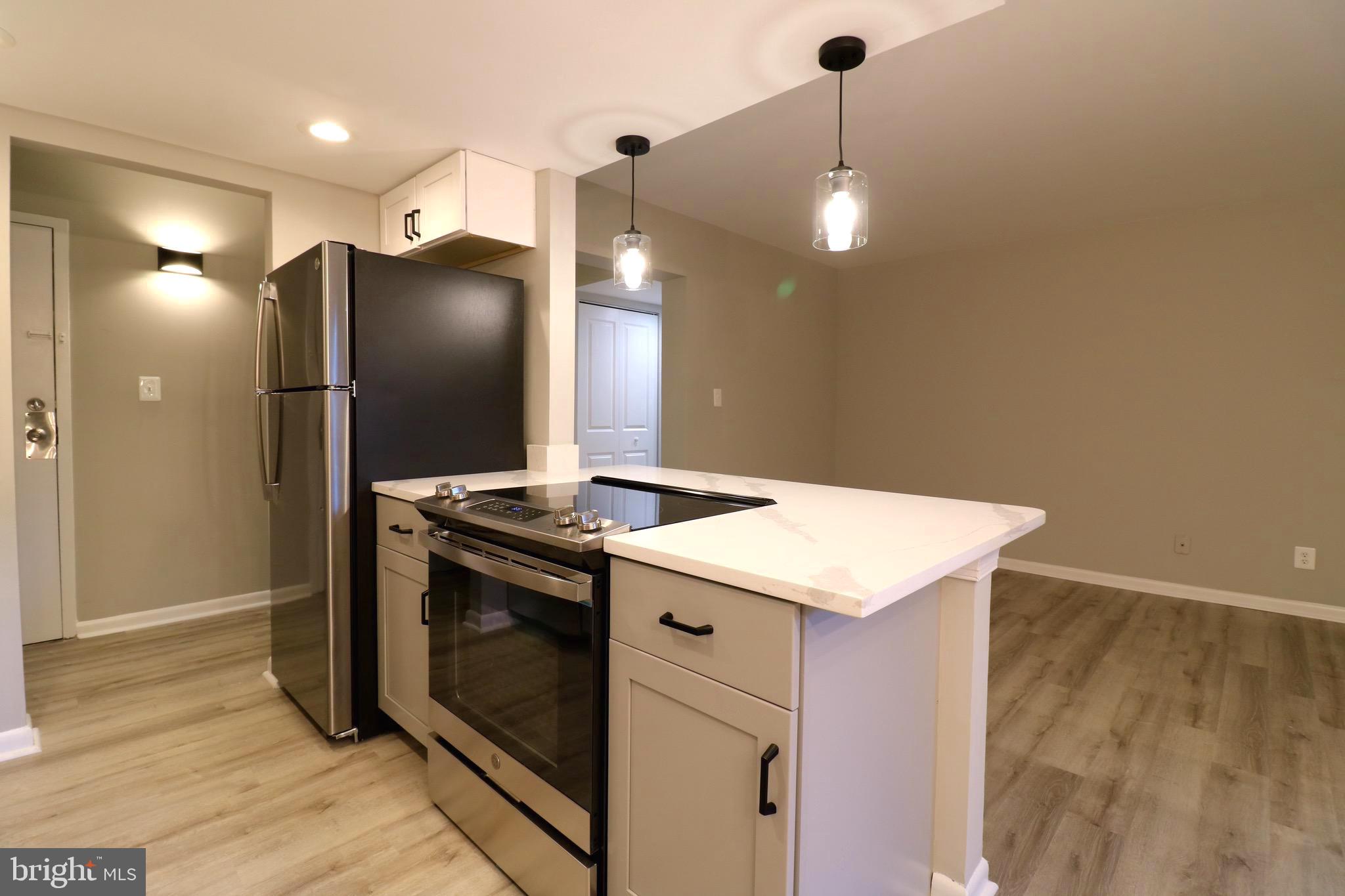 2249 Castle Rock Square, Unit 11C Reston, VA 20191 - Photo 7 of 26 a kitchen with a sink and refrigerator