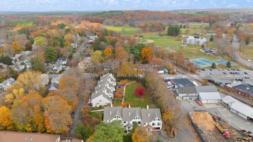 300 Willow Street, Unit 3 Hamilton, MA 01982 - Photo 37 of 39 an aerial view of residential houses with outdoor space