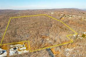 Beekman Road Hopewell Junction, NY 12533 - Photo 3 of 3 Aerial view of sparsely populated area with property parcel outlined