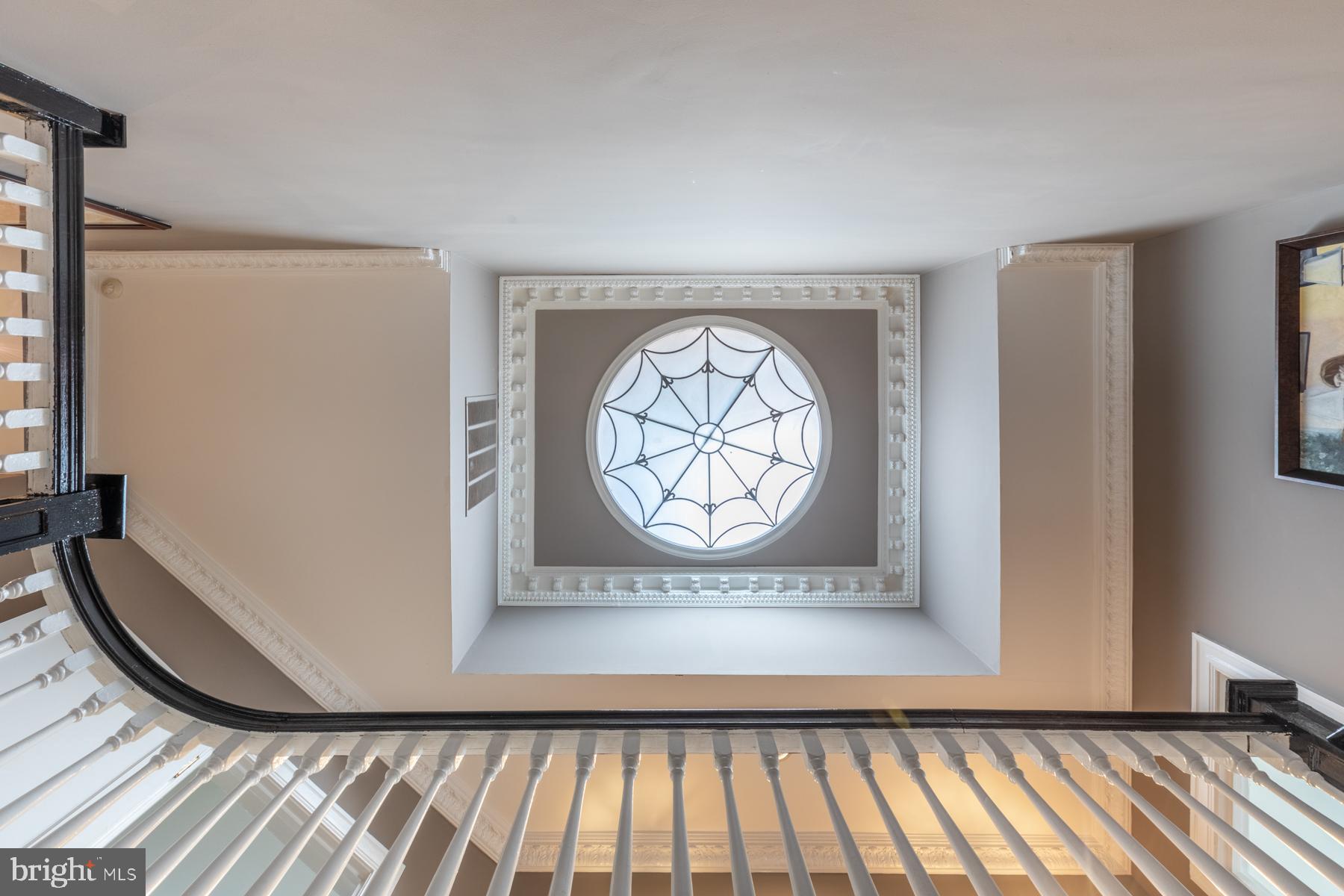 1854 Kalorama Road Northwest Washington, DC 20009 - Photo 25 of 43 Skylight illuminates the stairwell from above