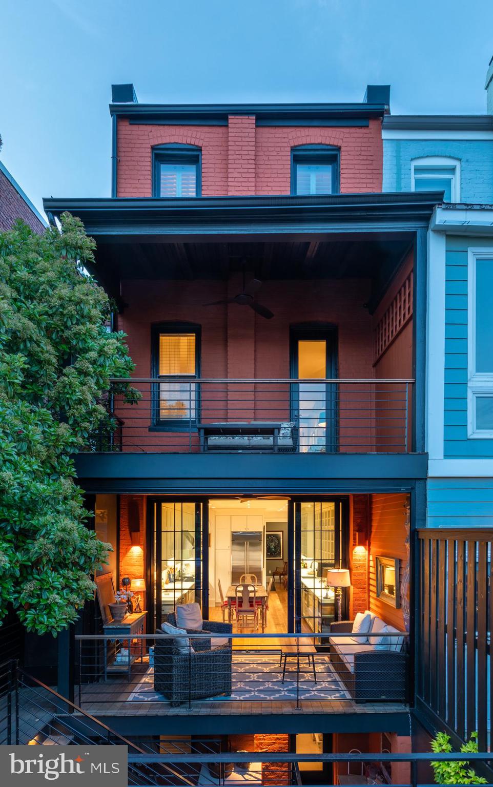 1854 Kalorama Road Northwest Washington, DC 20009 - Photo 36 of 43 Second level balcony off of the bedroom