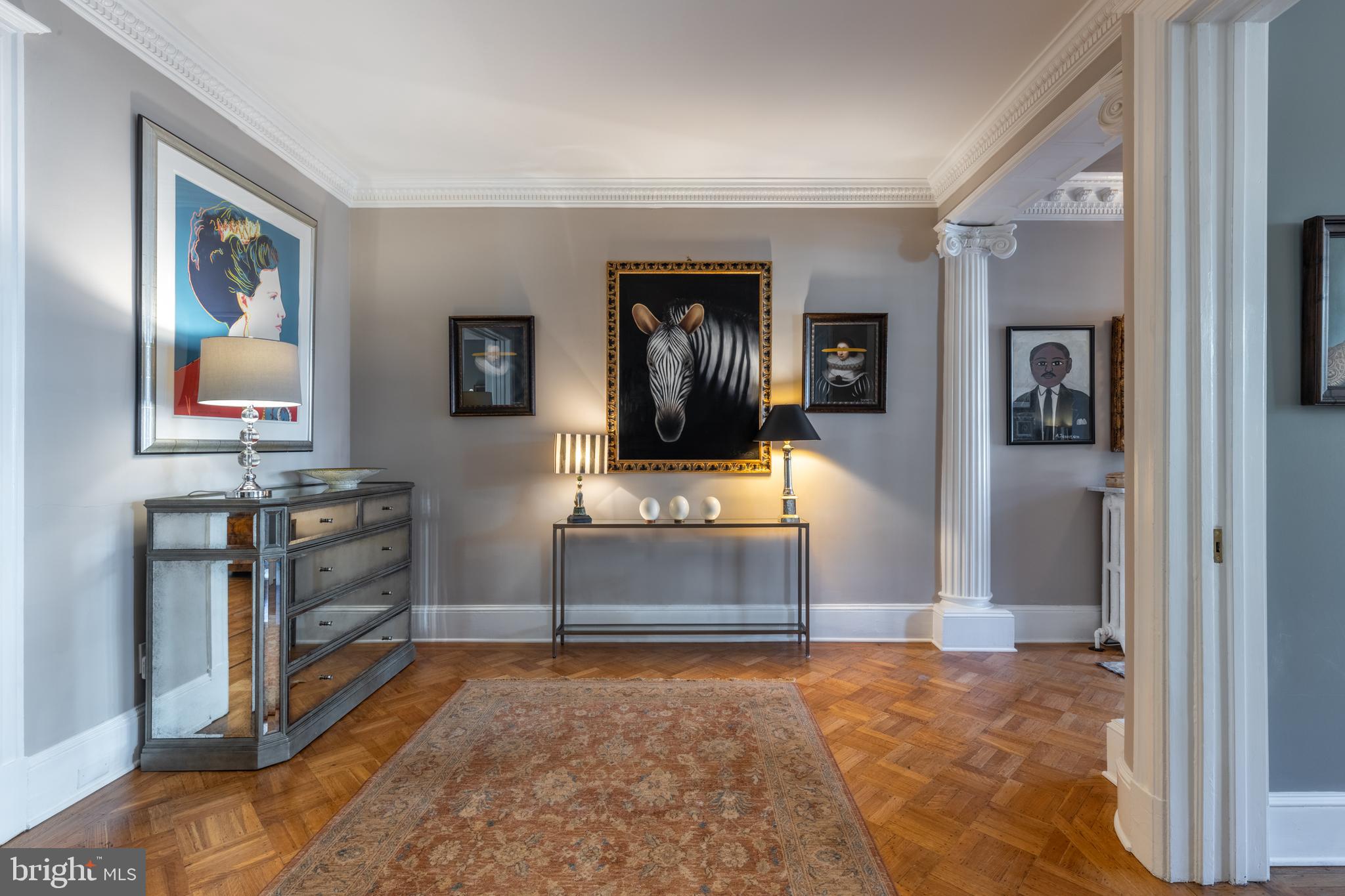 1854 Kalorama Road Northwest Washington, DC 20009 - Photo 6 of 43 Ultra-high ceilings and large-scale rooms