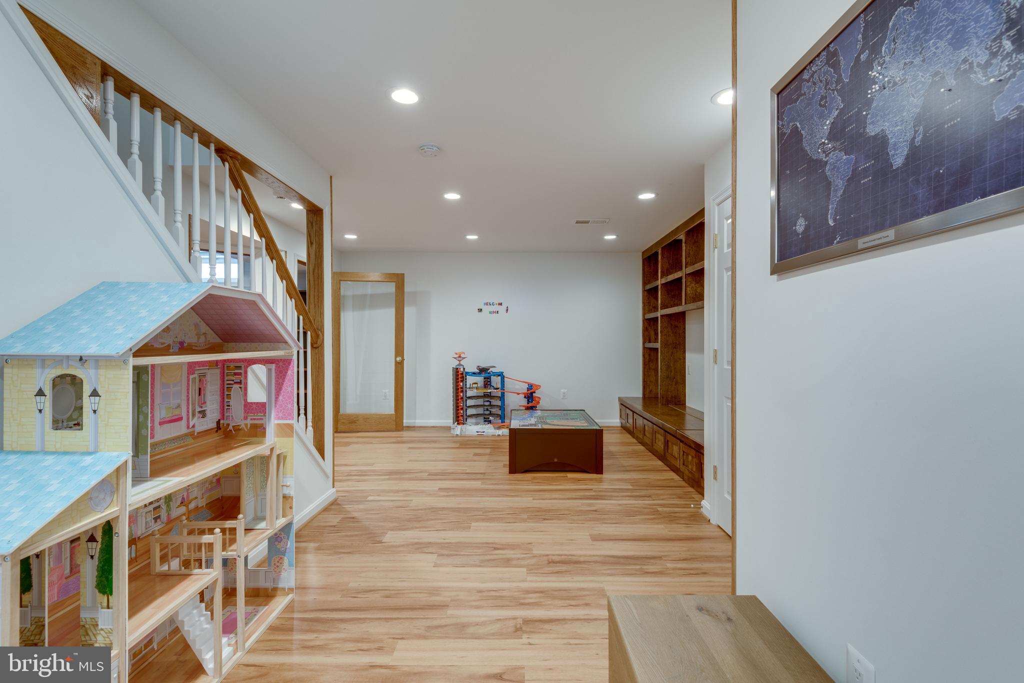 12368 Brown Fox Way Reston, VA 20191 - Photo 43 of 67 Recreation Room with Luxury Vinyl Flooring