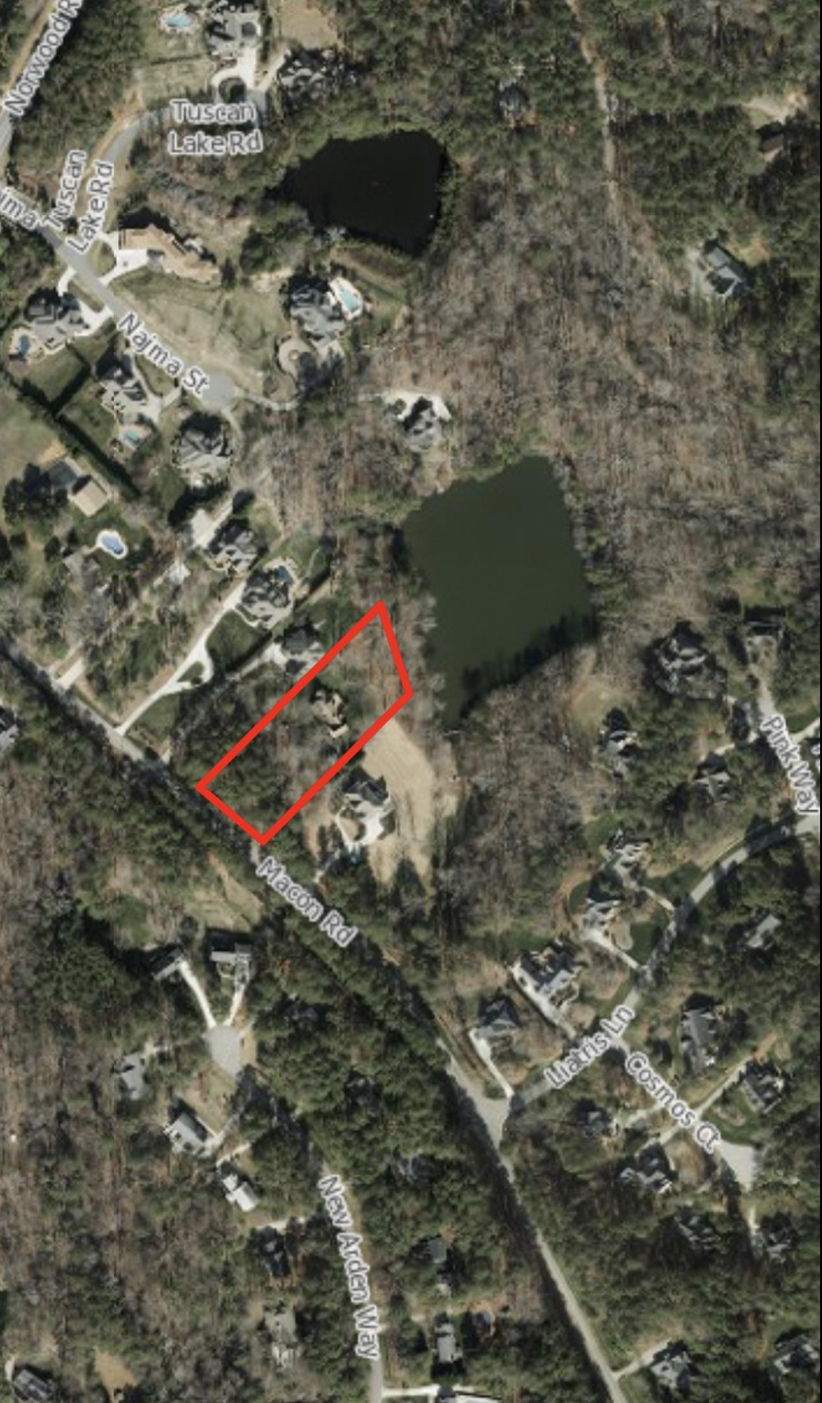 9808 Macon Road Raleigh, NC 27613 - Photo 3 of 3 an aerial view of a house