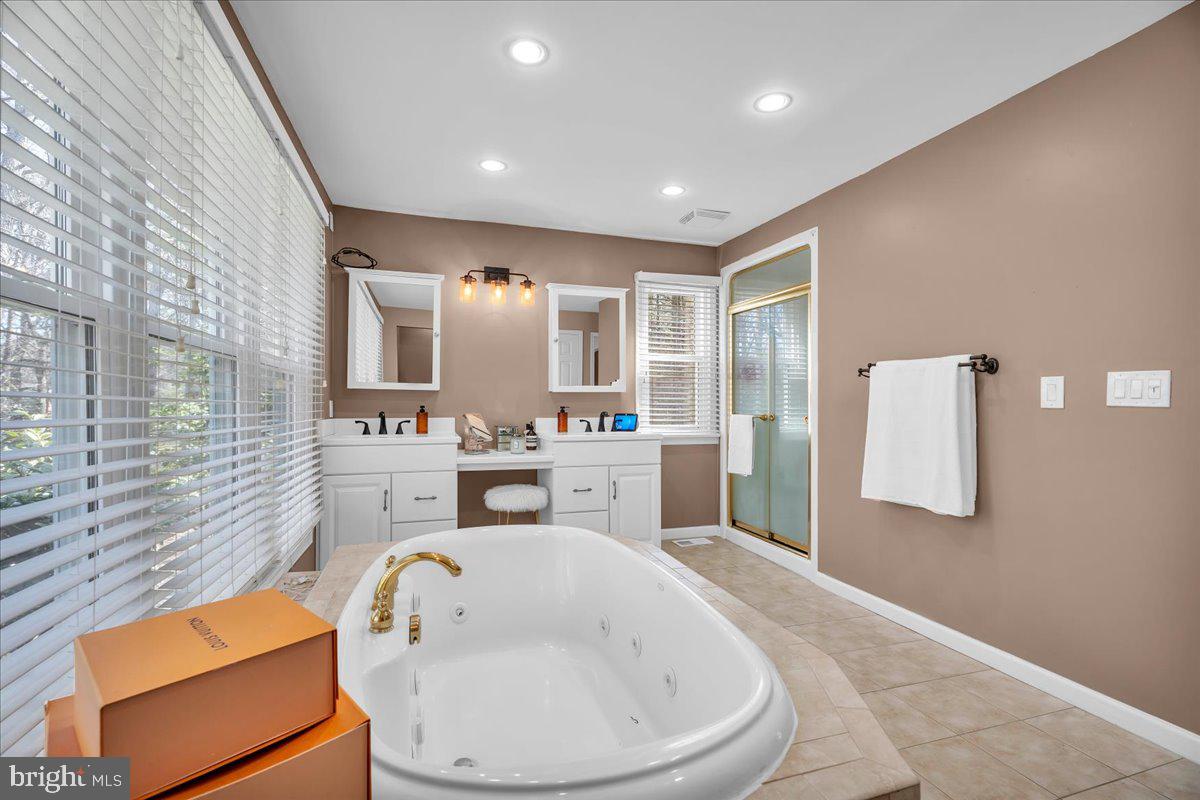 128 Bortons Road Marlton, NJ 08053 - Photo 19 of 48 a bathroom with a toilet sink and mirror