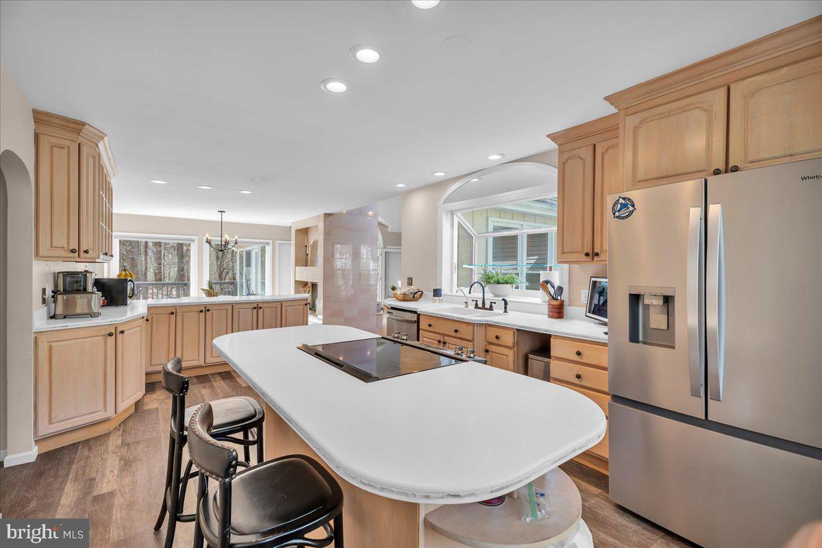 128 Bortons Road Marlton, NJ 08053 - Photo 6 of 48 a kitchen with stainless steel appliances a table and chairs