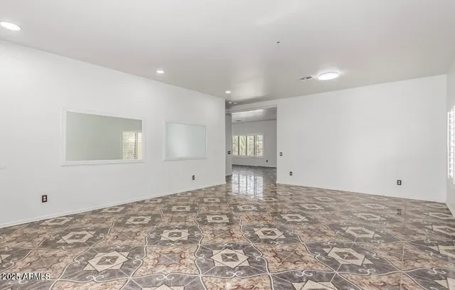 a view of empty room