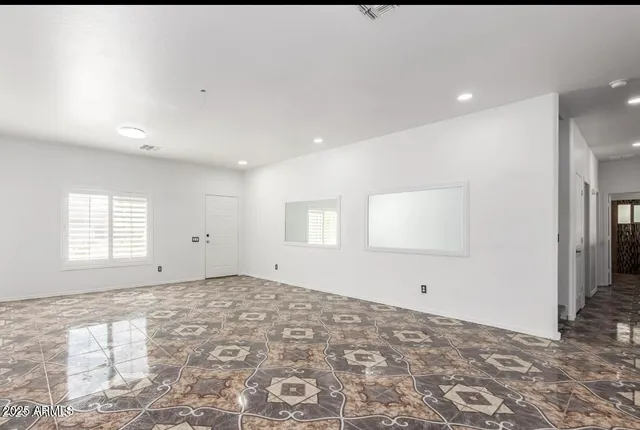 a view of an empty room