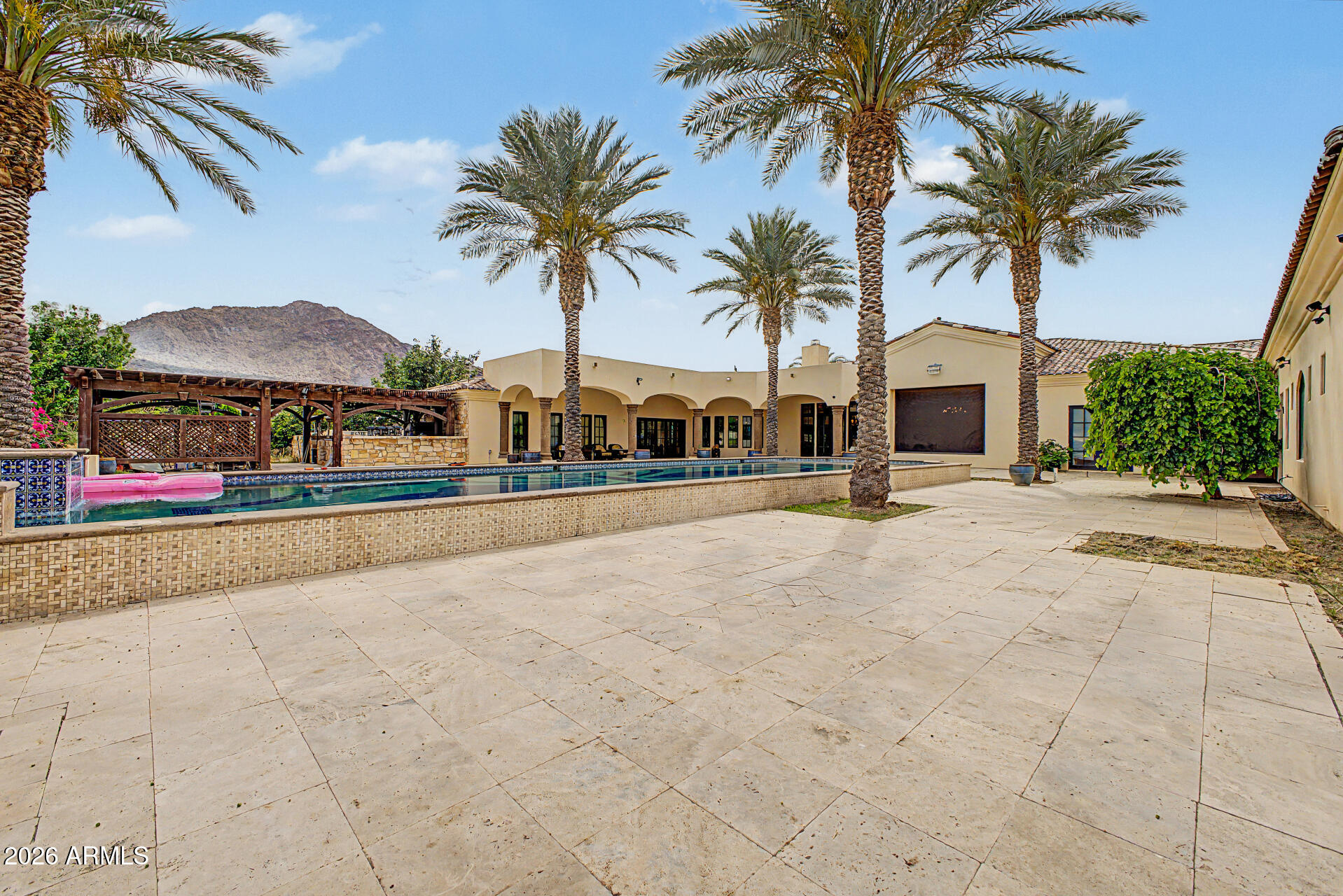 6525 North Lost Dutchman Road Paradise Valley, AZ 85253 - Photo 75 of 81 a view of outdoor space with swimming pool