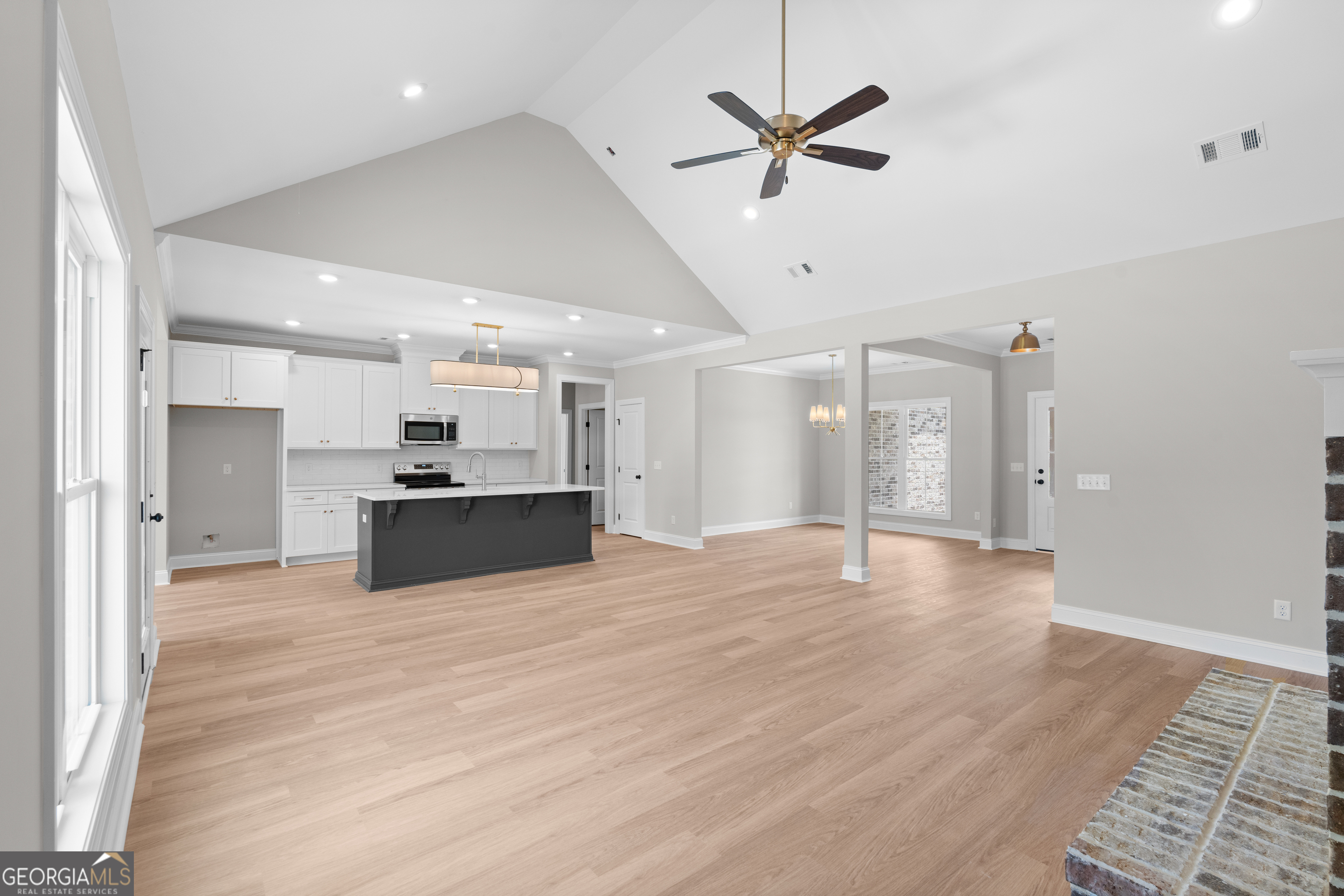 10 Honeysuckle Drive Claxton, GA 30417 - Photo 8 of 42 a view of kitchen with sink and refrigerator