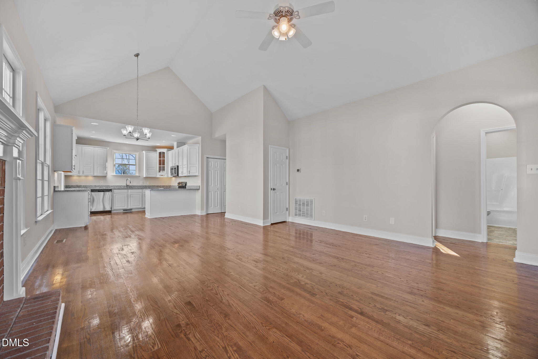 118 Kayleigh Court Willow Spring, NC 27592 - Photo 7 of 37 a view of kitchen with furniture and wooden floor