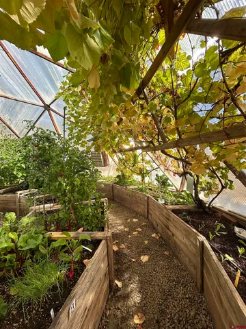 a view of city from the balcony