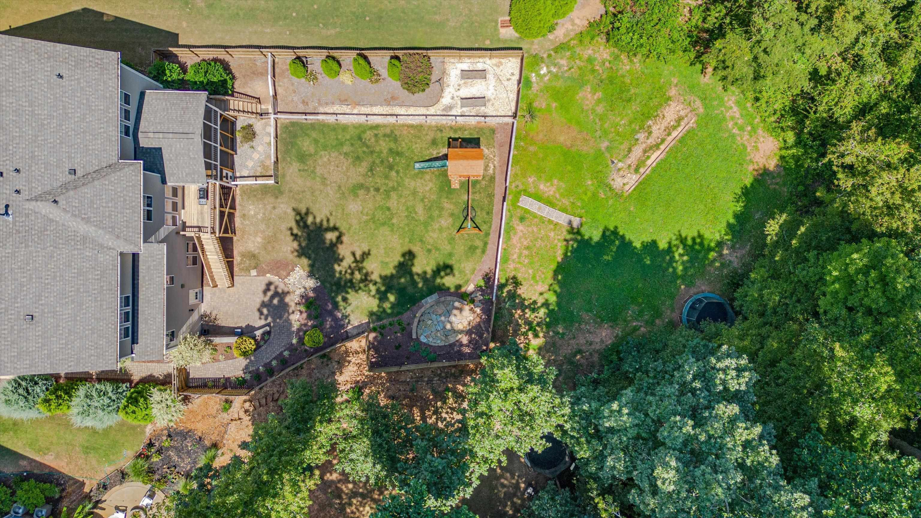 2617 Needle Pine Drive Apex, NC 27539 - Photo 38 of 42 an aerial view of residential houses with yard