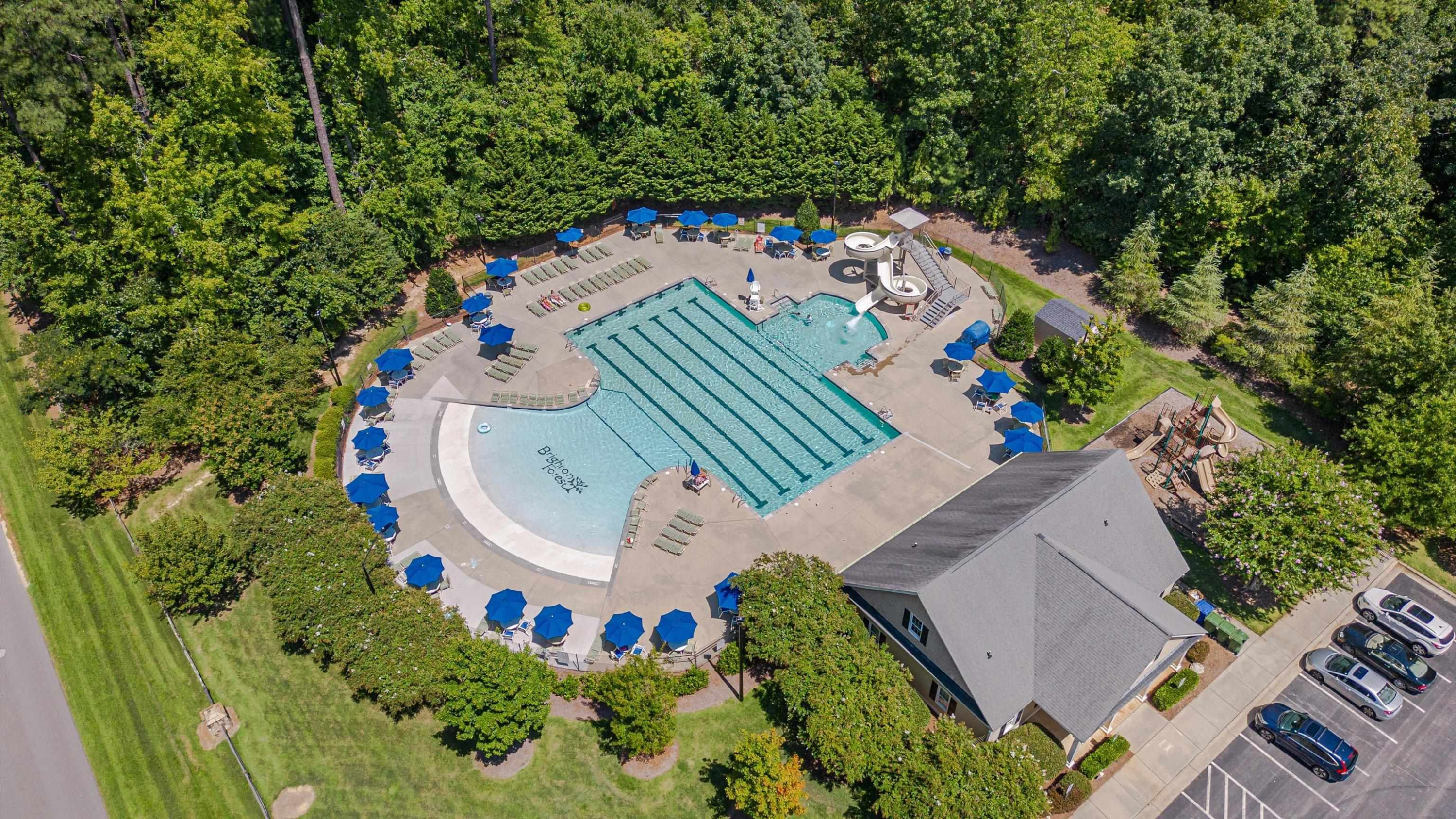2617 Needle Pine Drive Apex, NC 27539 - Photo 42 of 42 an aerial view of a house