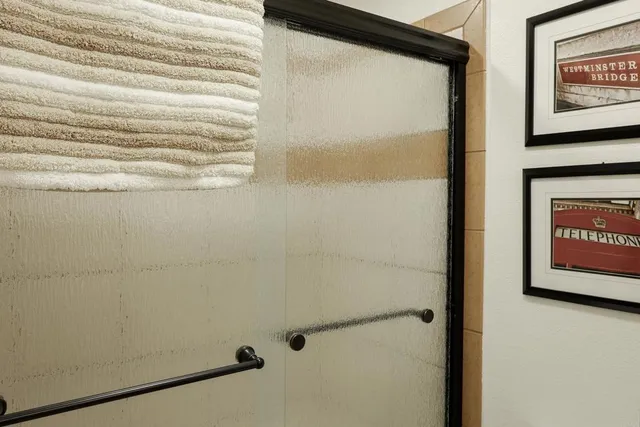 a view of a chairs and table in the backyard