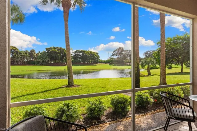 a view of an outdoor space with a lake view