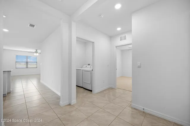 a view of an empty room