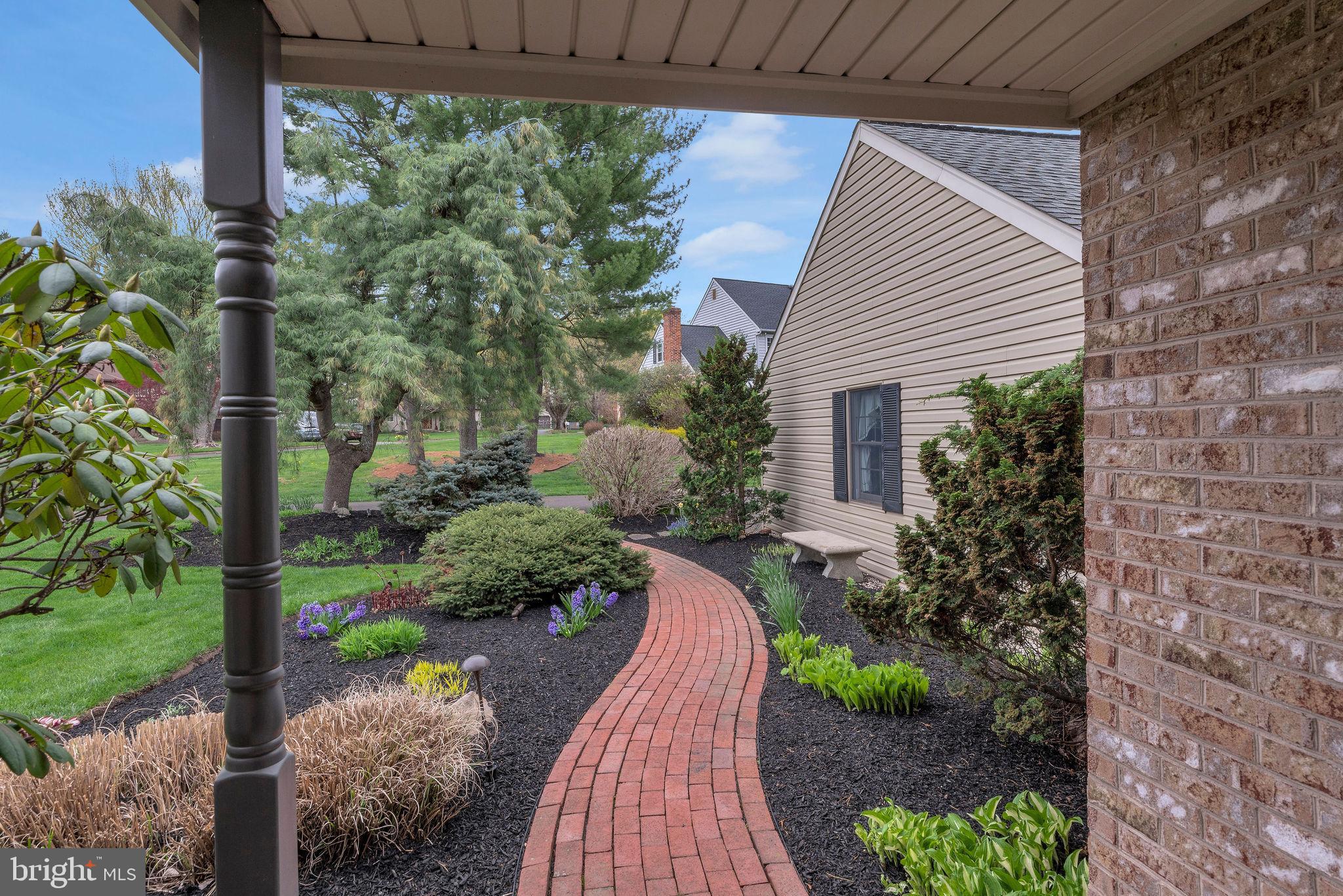 54 John Dyer Way Doylestown, PA 18902 - Photo 53 of 61 a view of a backyard with potted plants