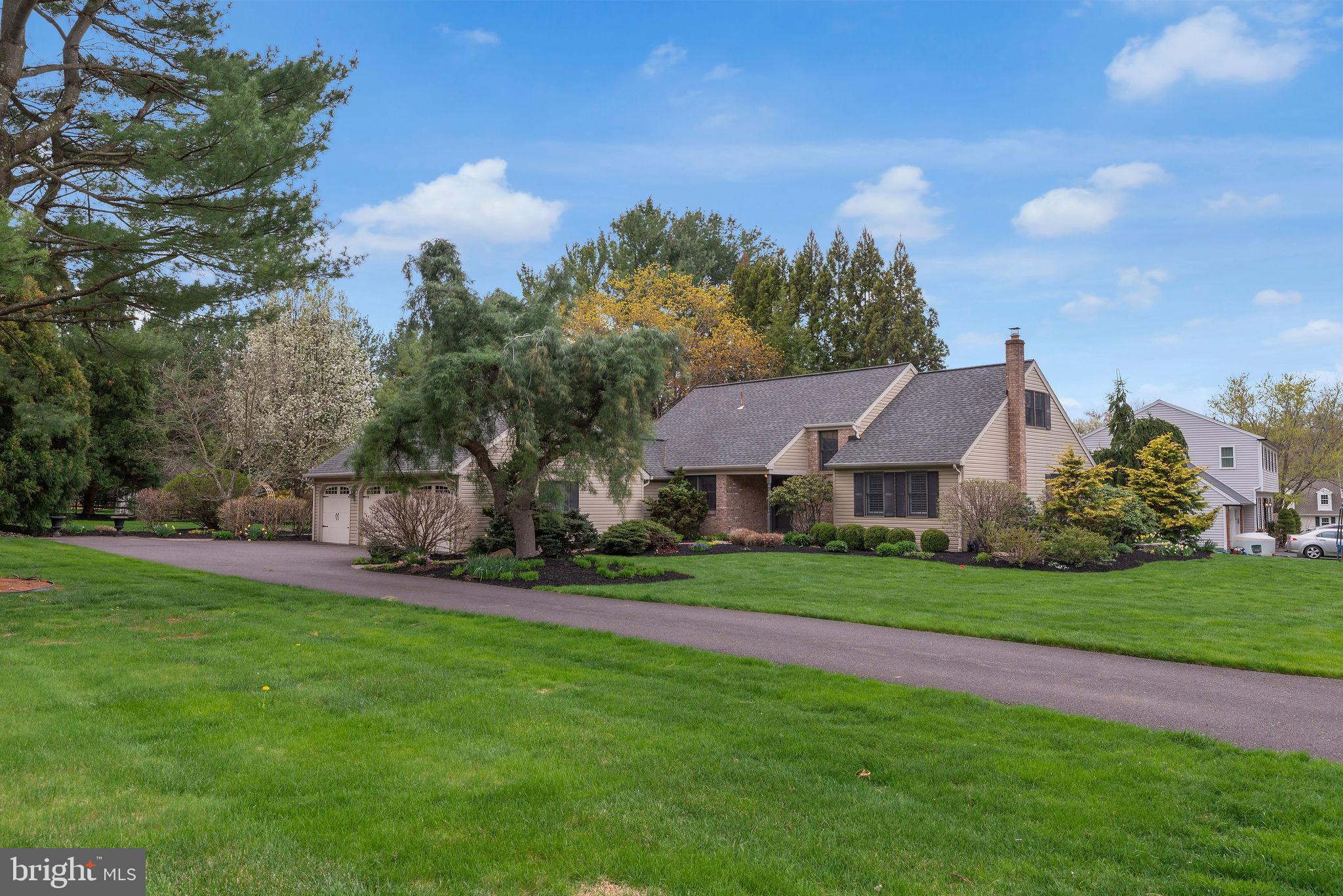 54 John Dyer Way Doylestown, PA 18902 - Photo 57 of 61 a view of a big yard next to a house