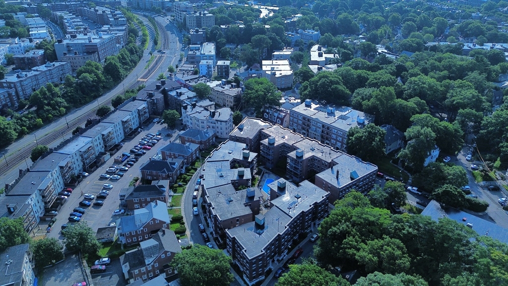 116 Sutherland Road, Unit 1A Boston, MA 02135 - Photo 17 of 21 an aerial view of multiple house