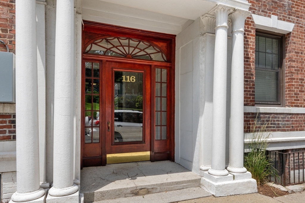 116 Sutherland Road, Unit 1A Boston, MA 02135 - Photo 3 of 21 a view of entrance front of house