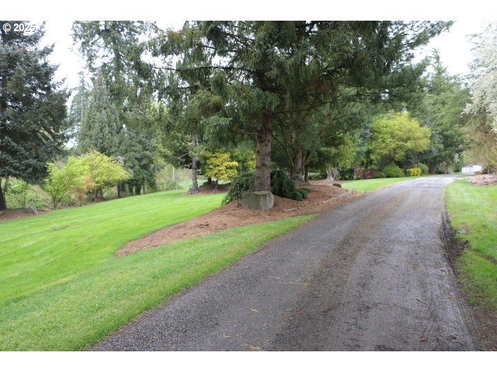 6503 Kinns Road Northeast Woodburn, OR 97071 - Photo 3 of 45 a view of a road with a yard
