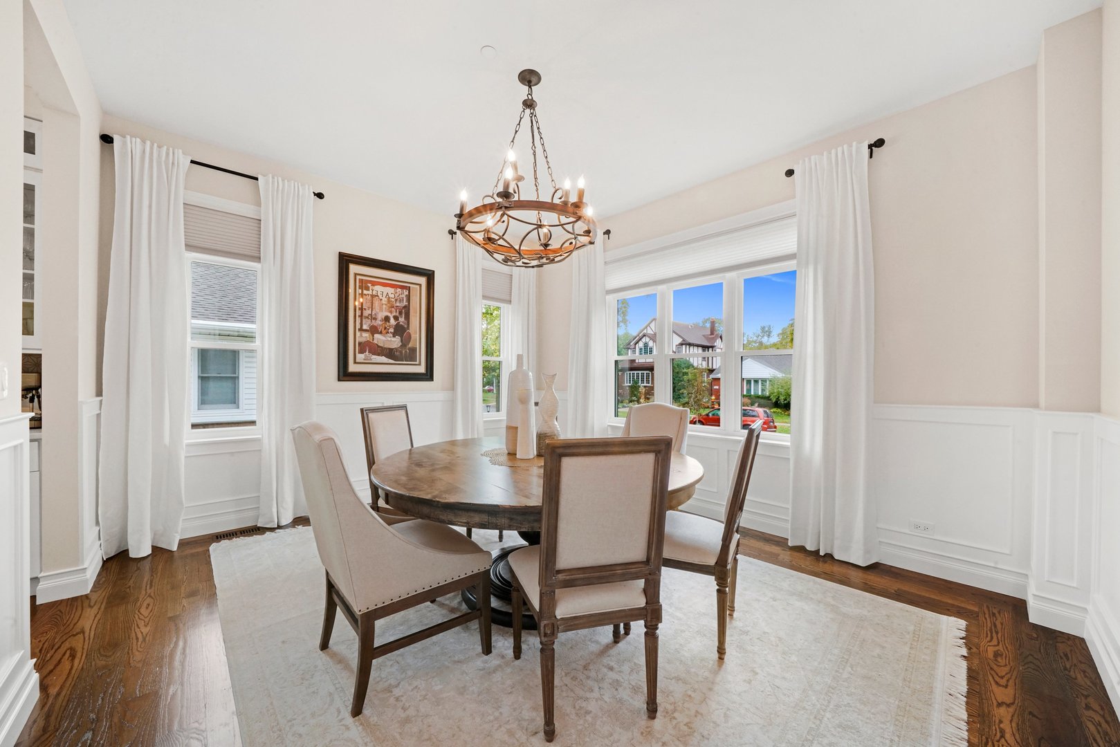 329 South Delphia Avenue Park Ridge, IL 60068 - Photo 3 of 25 a dining room with furniture window and wooden floor