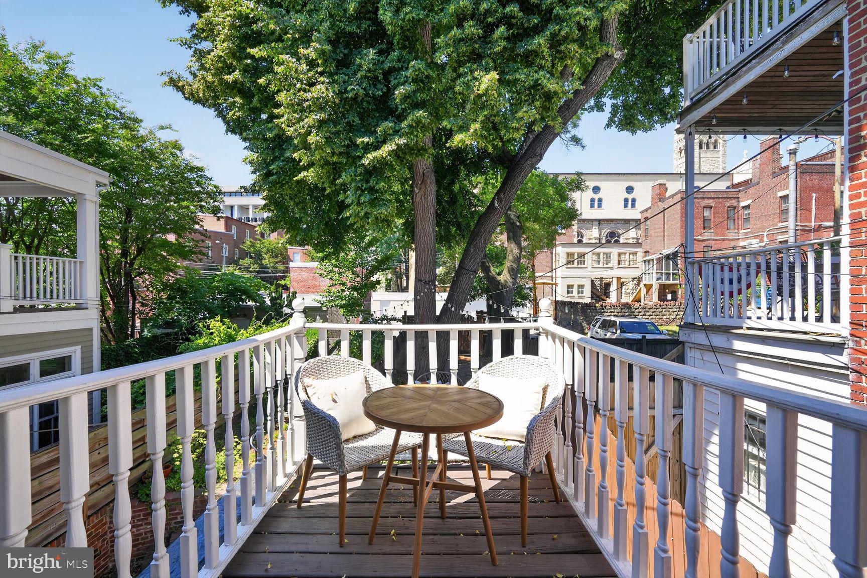 142 D Street Southeast Washington, DC 20003 - Photo 17 of 29 Deck off Bed 2