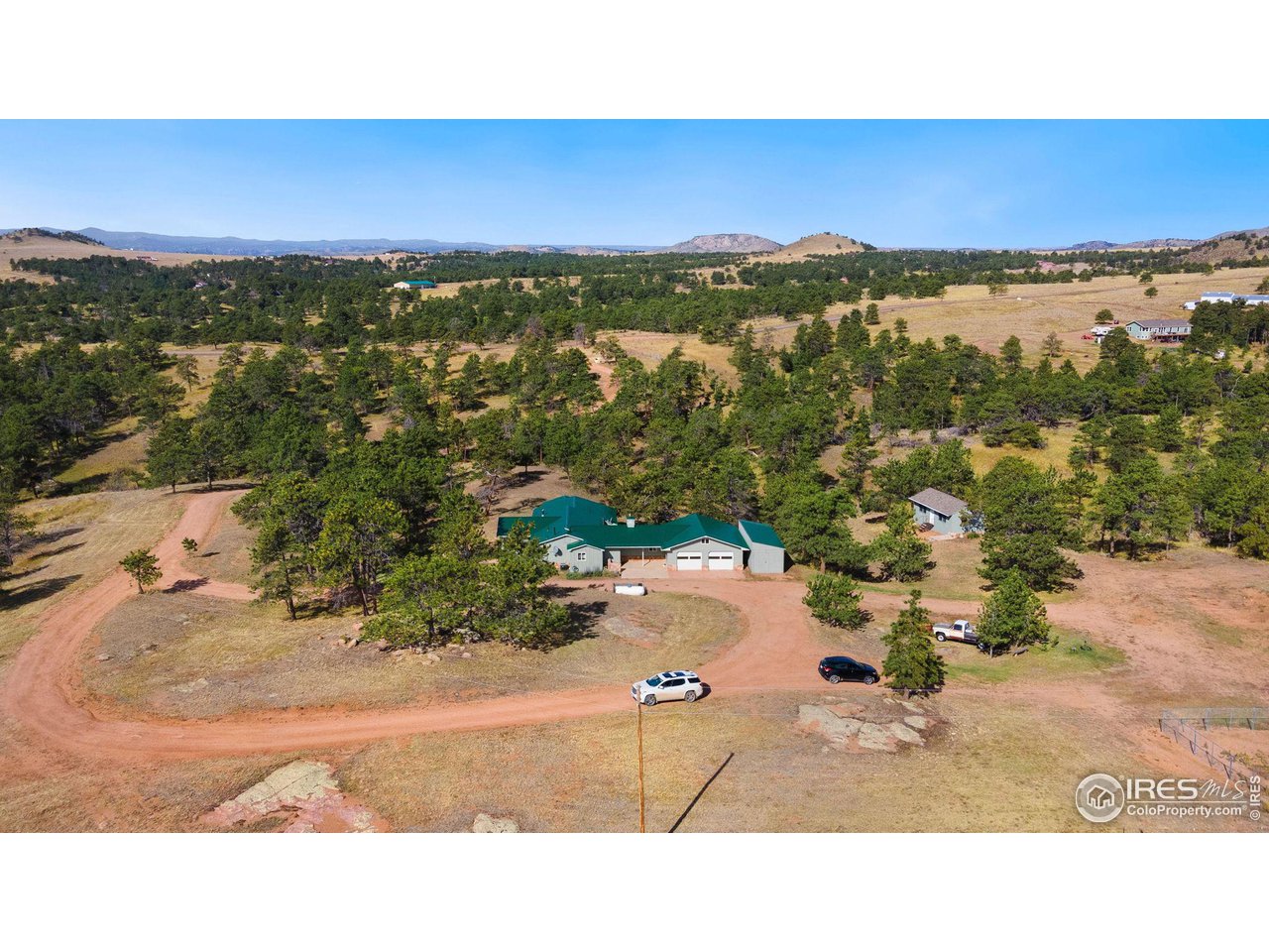 7770 Red Mountain Road Livermore, CO 80536 - Photo 35 of 36 a view of city and mountain