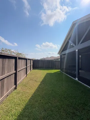 a view of backyard with mountain view and mountain view in back