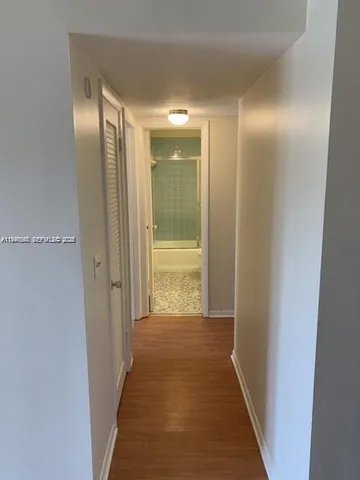 a view of hallway with elevator