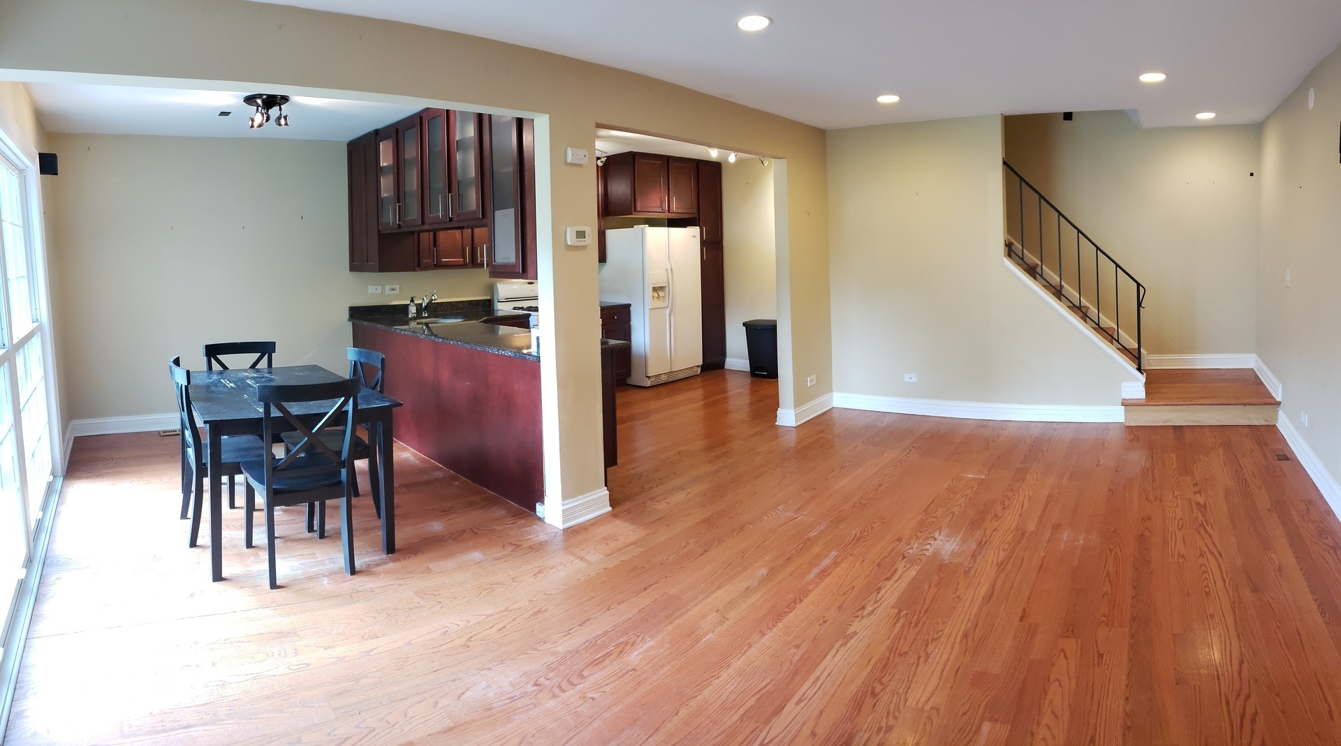 1150 Mt Vernon Court, Unit C Wheaton, IL 60189 - Photo 19 of 21 a view of kitchen with cabinets and wooden floor