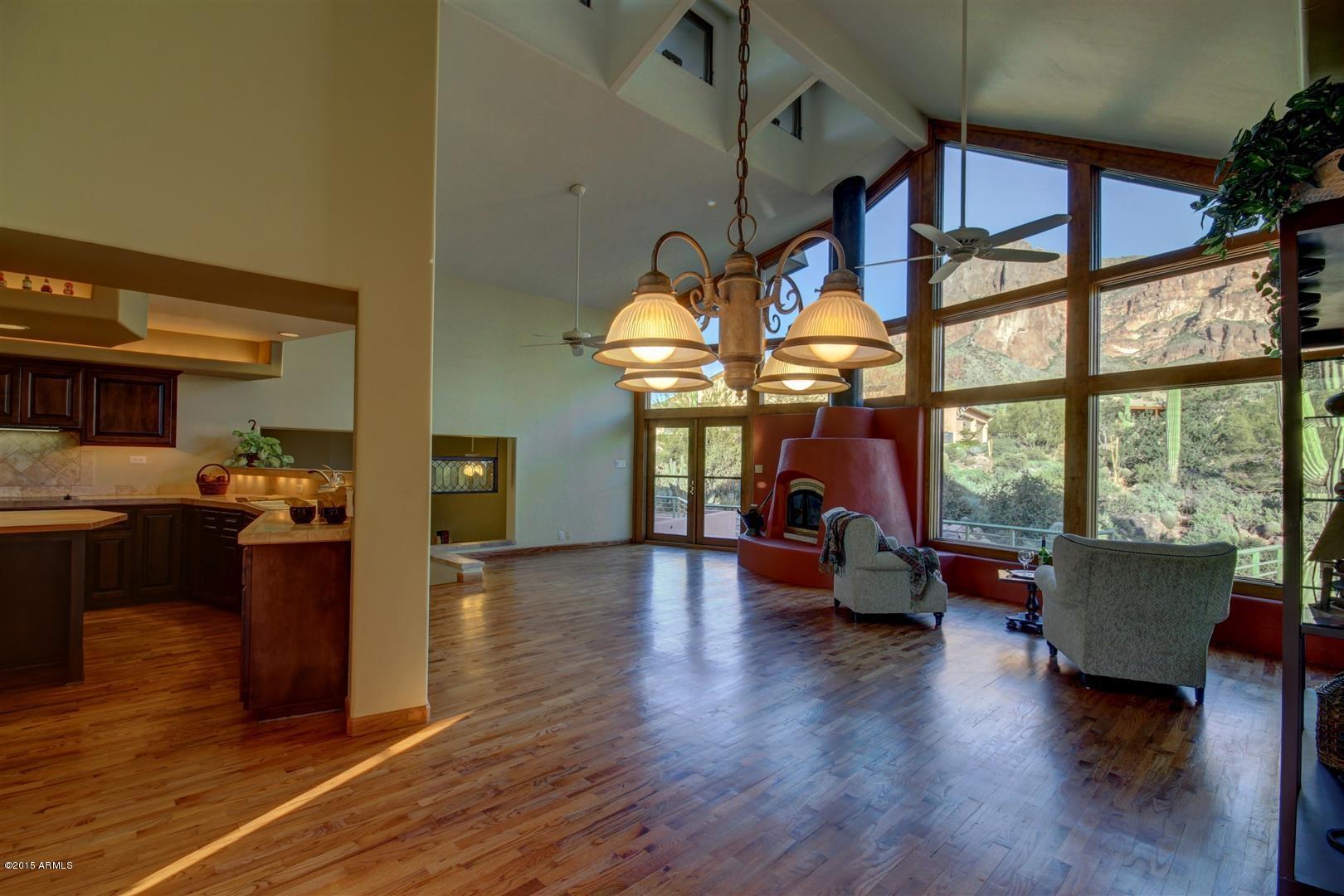 3075 North Prospectors Road Apache Junction, AZ 85119 - Photo 9 of 51 View from Dining into Living Room