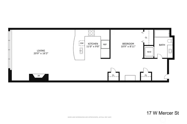 $359,000 | 17 West Mercer Street, Unit 104, Seattle, WA 98119