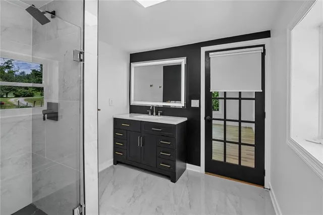 a view of a living room