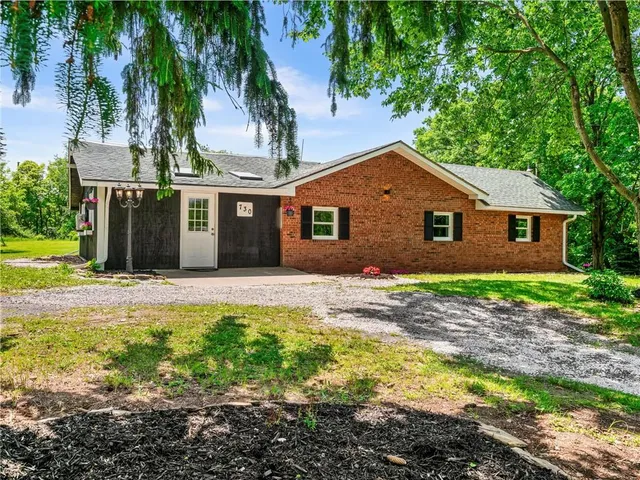 a view of a hallway with a small space
