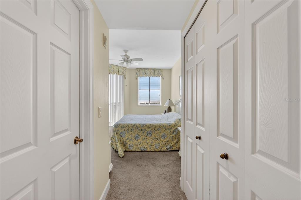 3191 Matecumbe Key Road, Unit 304 Punta Gorda, FL 33955 - Photo 24 of 31 a view of a hallway with entryway and bedroom view