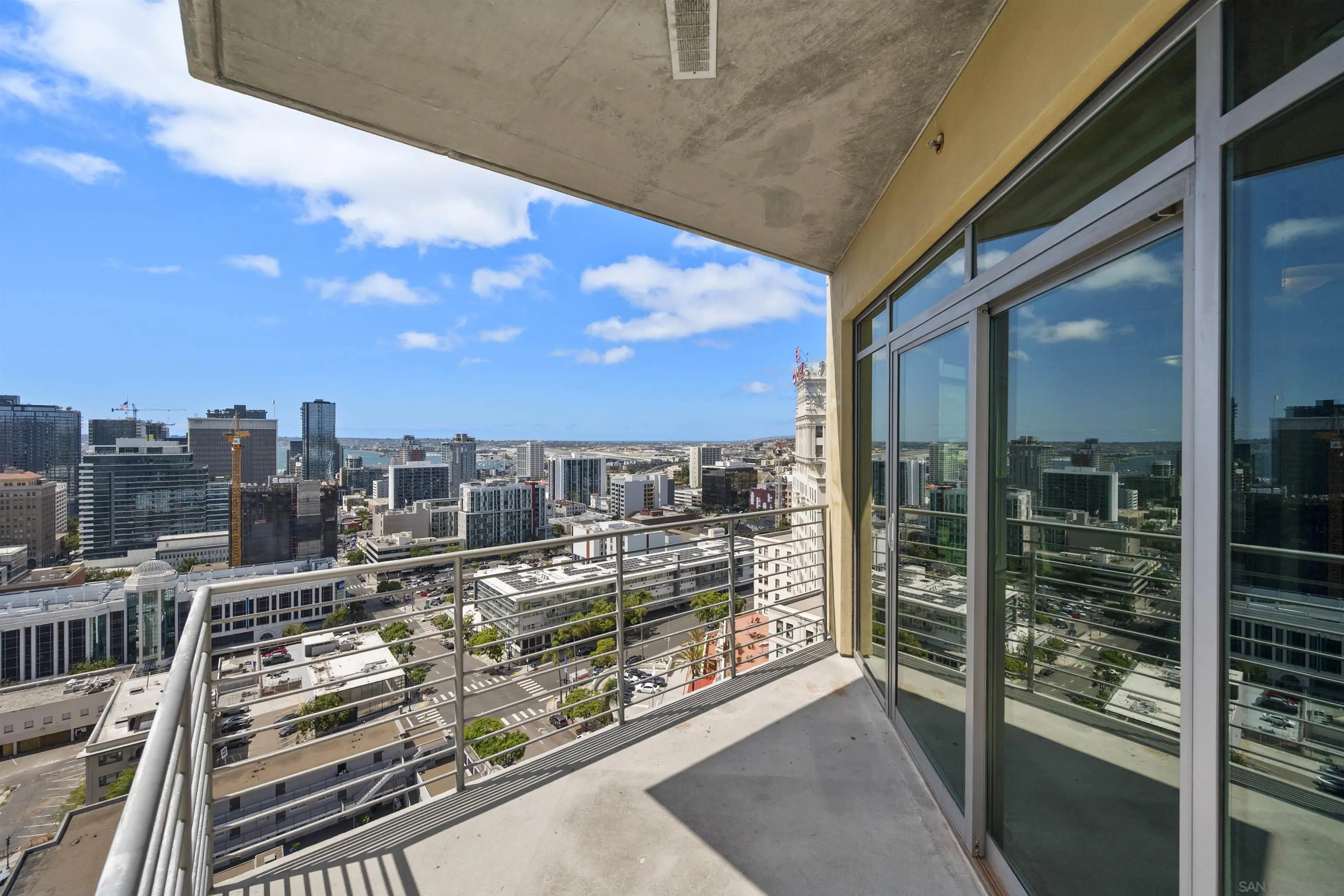 801 Ash Street, Unit 1701 San Diego, CA 92101 - Photo 12 of 44 a view of a city from a balcony