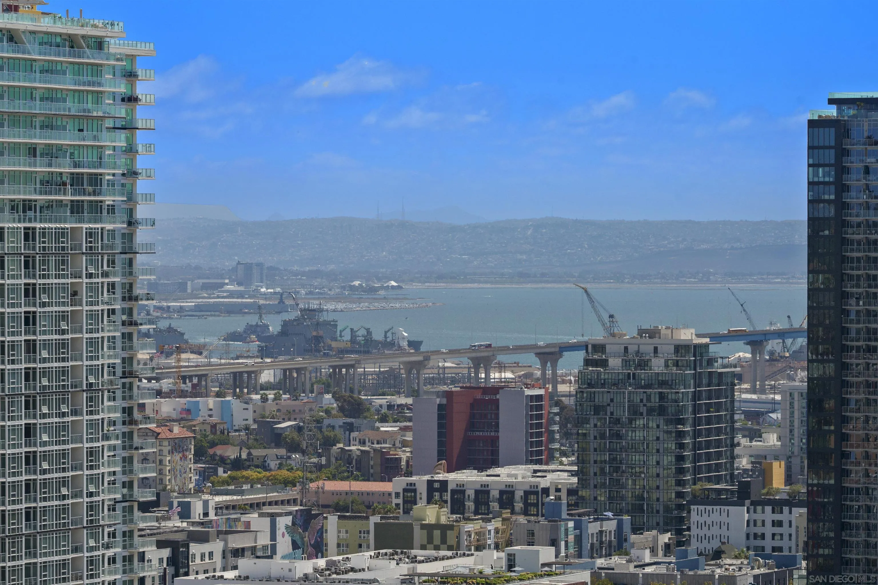 801 Ash Street, Unit 1701 San Diego, CA 92101 - Photo 14 of 44 a view of a city with tall buildings