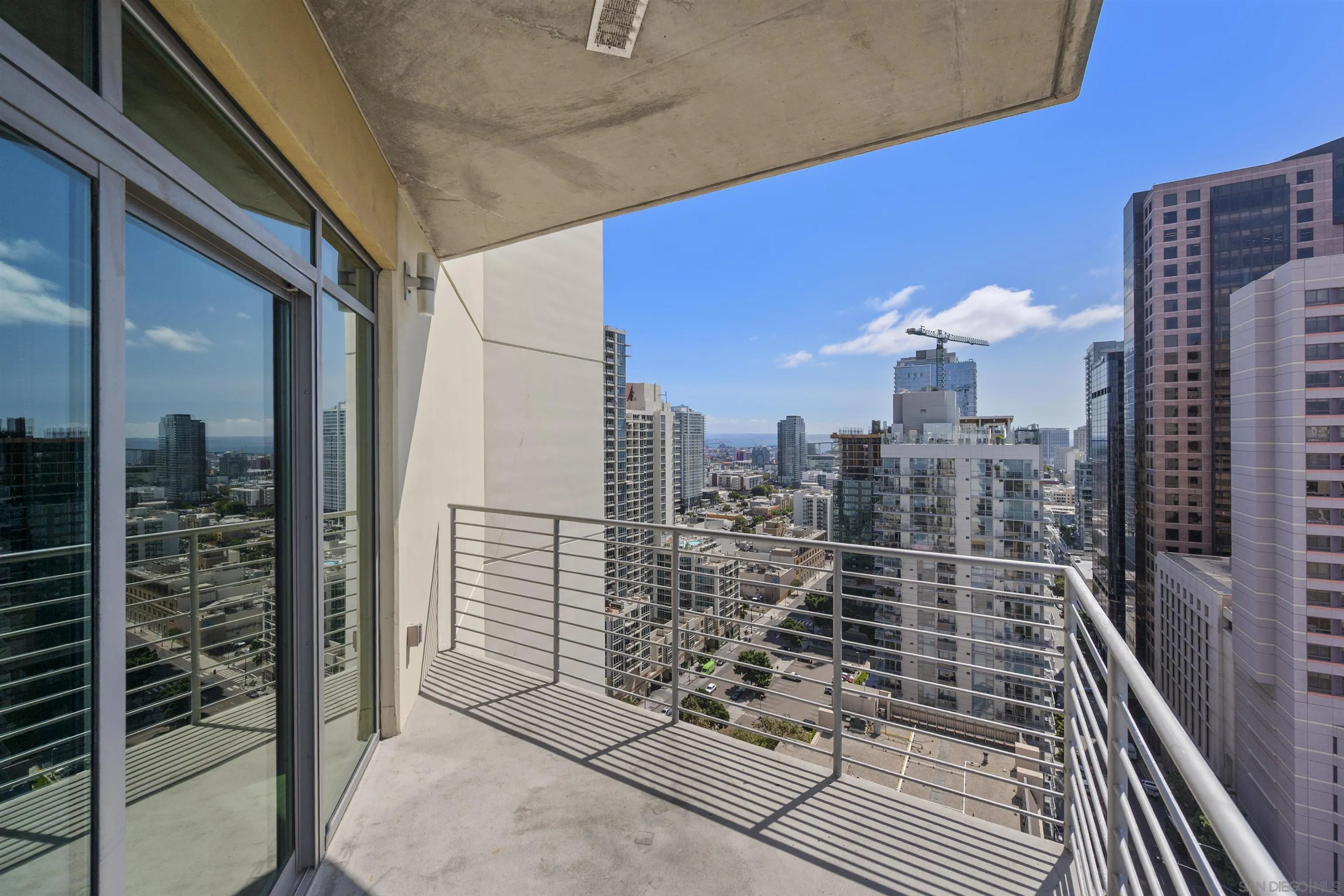 801 Ash Street, Unit 1701 San Diego, CA 92101 - Photo 20 of 44 a view of a city from a balcony with city view