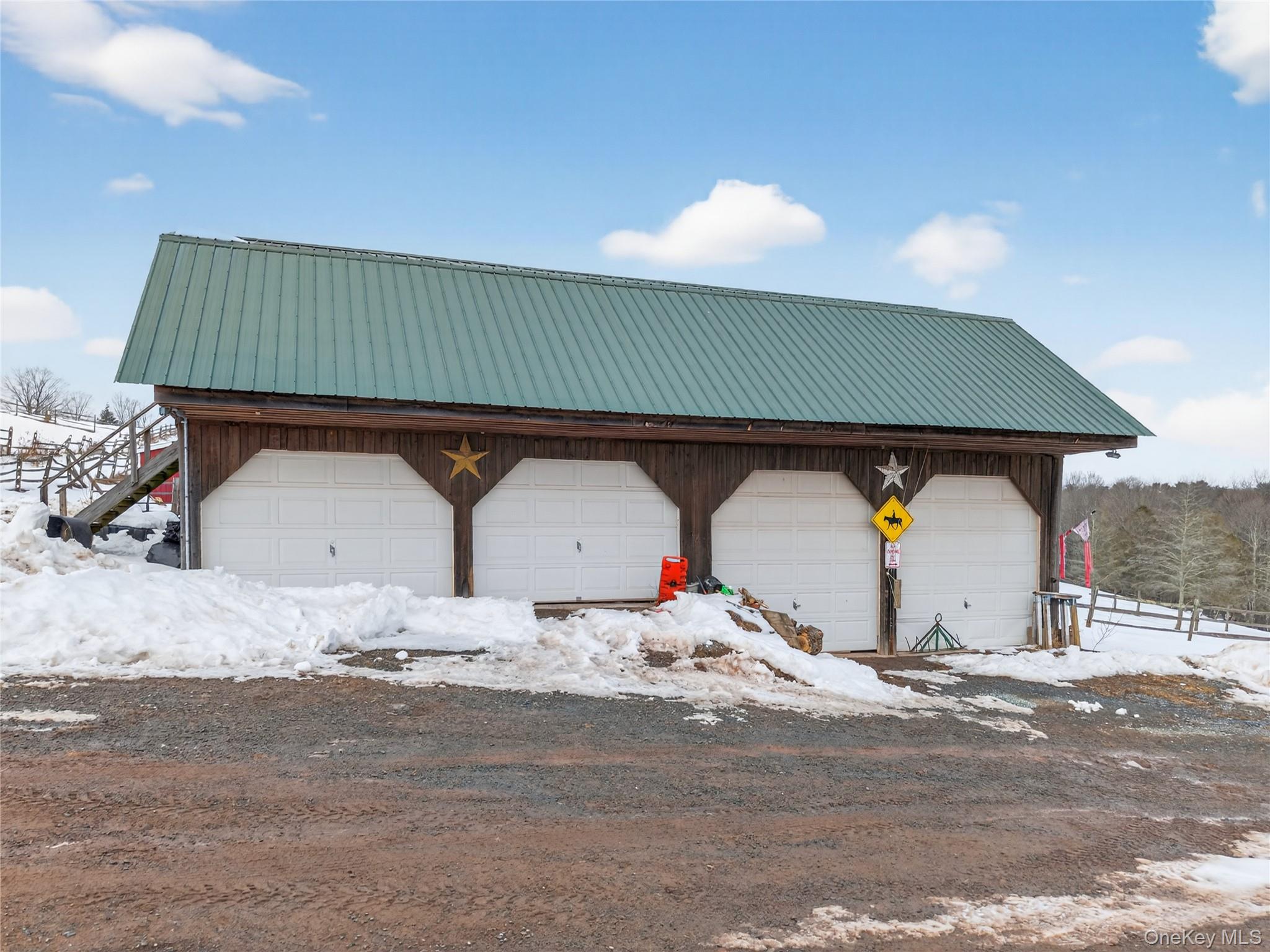 282 West Shore Road Bethel, NY 12783 - Photo 20 of 32 a view of garage with a sink and a chair