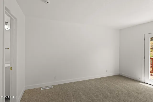 a view of an empty room