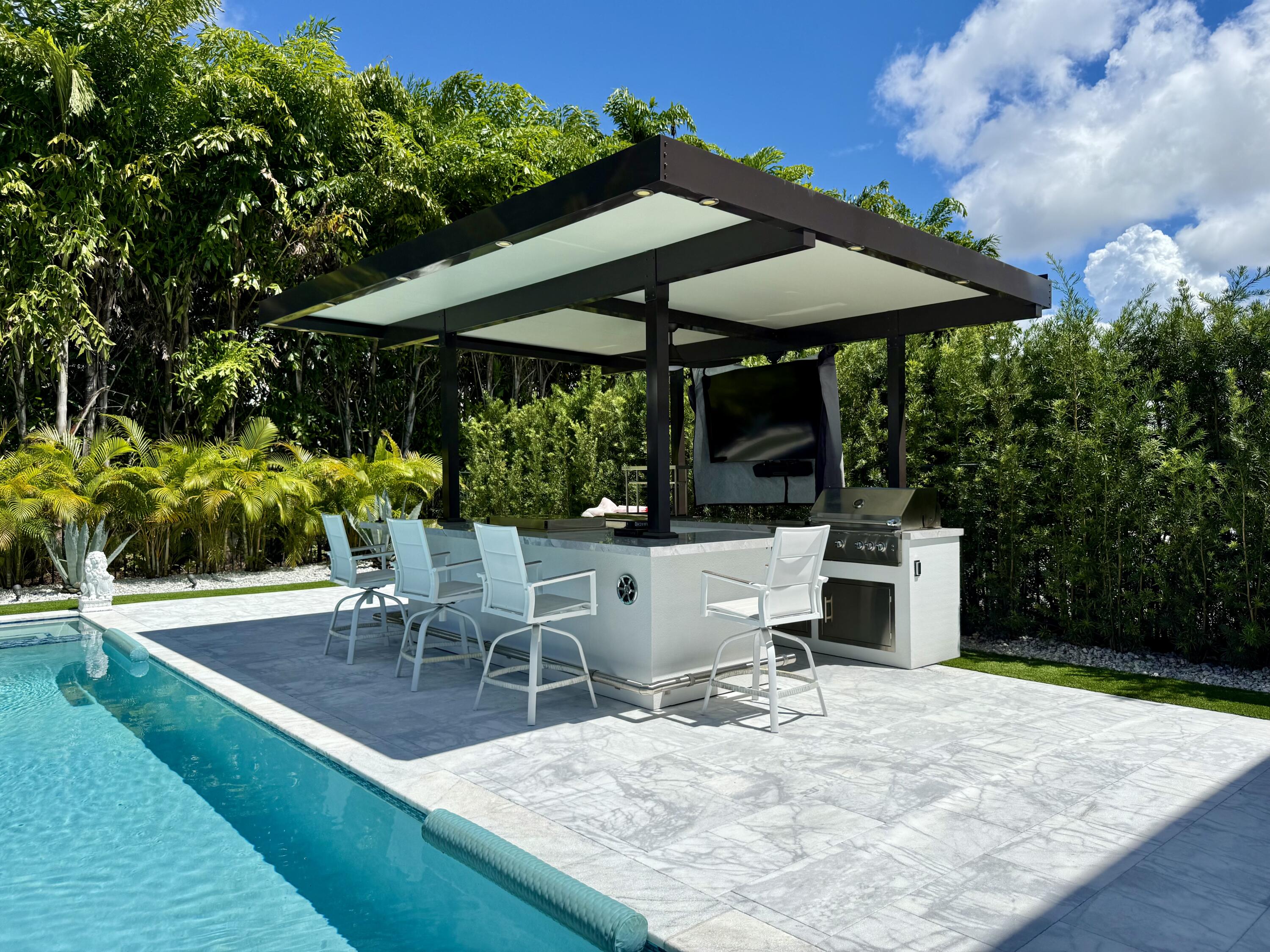 17645 Sparkling River Road Boca Raton, FL 33496 - Photo 4 of 36 Pergola view from patio