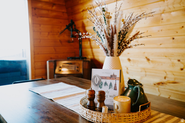 1413 Basel Drive Midway, UT 84049 - Photo 7 of 137 Dining space with wood walls